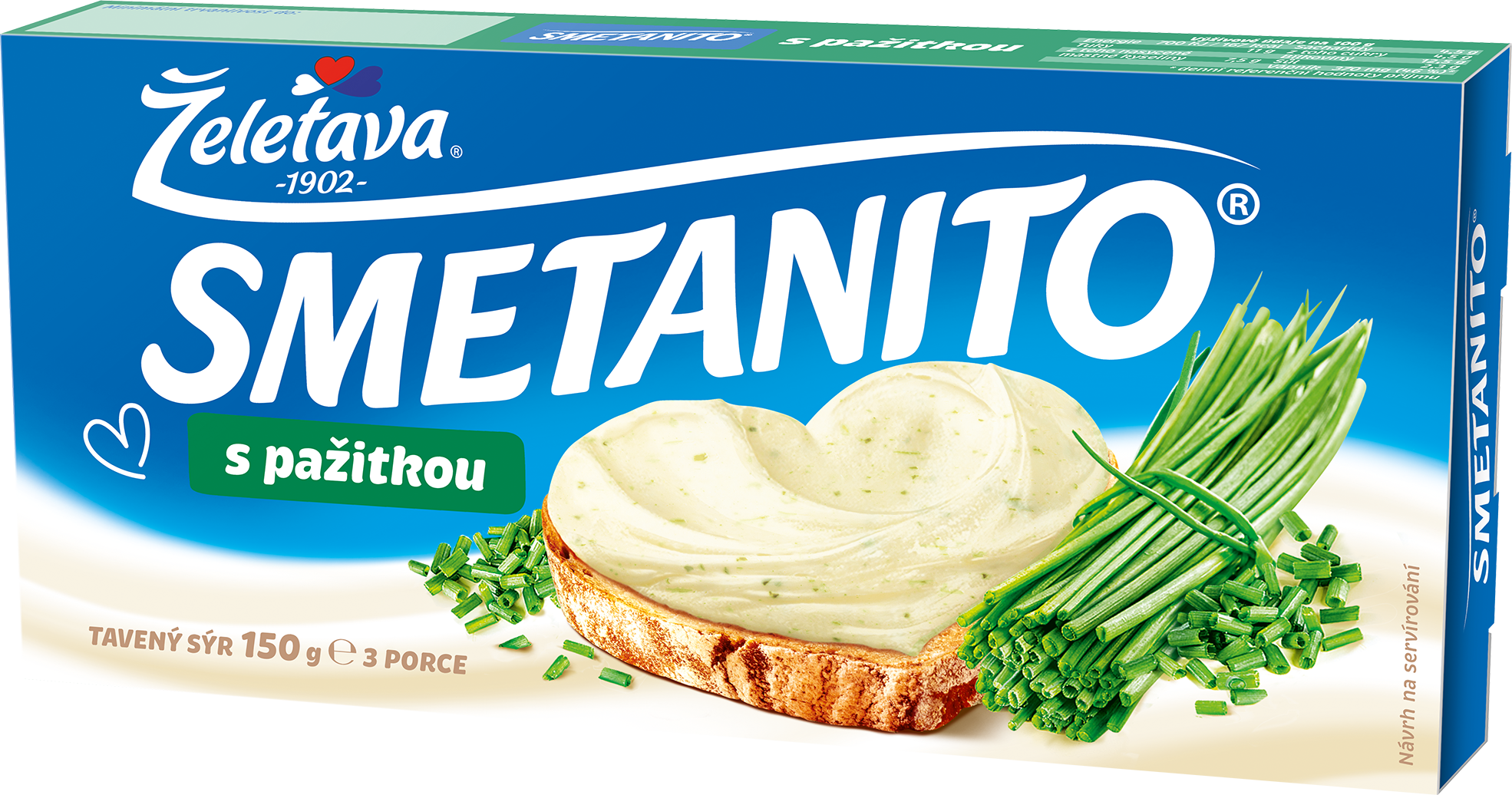 Smetanito Pažitka 150g