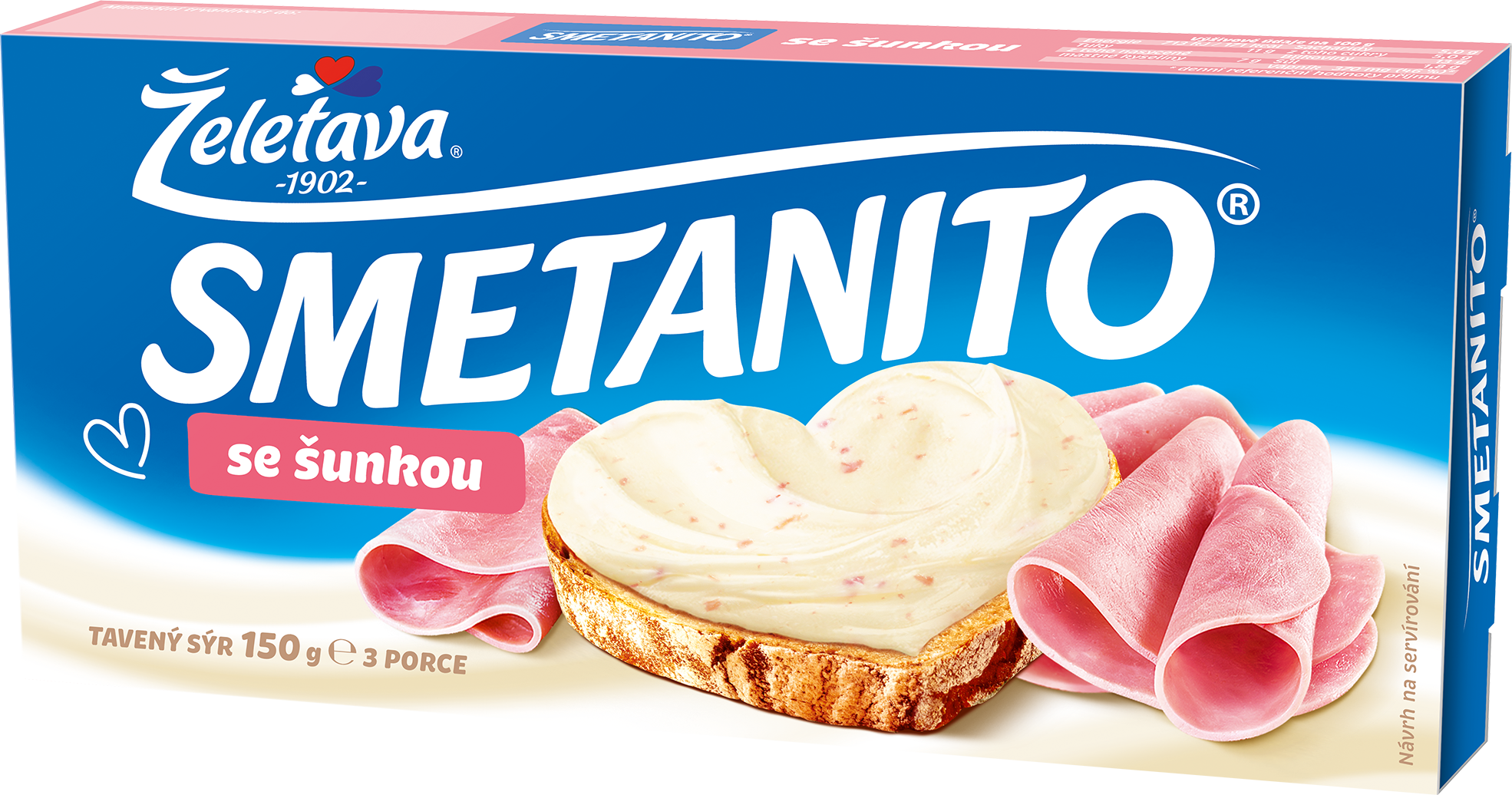 Smetanito šunka 3D 150g