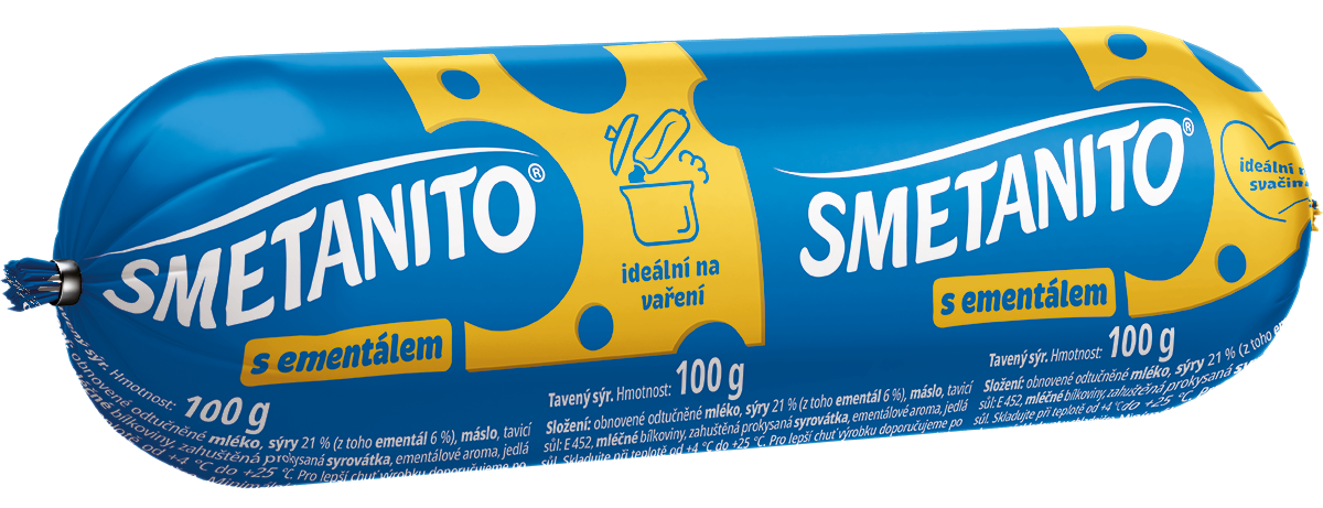 Smetanito střívko s ementálem 100g